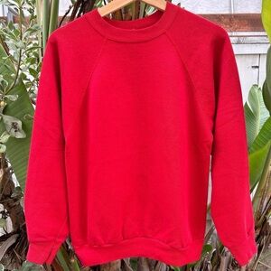 Vintage 1990s Better Basics Red Crewneck Sweatshirt Men’s Medium